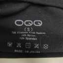 OQQ Women Shirts Sleeveless V Neck Stretch Clothes Basic Tank Tops (Small, Black)