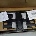 USX Mount Ultra Slim TV Wall Mount for 37-90 inch TVs, Low Profile Full Motion TV Mount with Swivel Articulating Dual Arms, Wall Bracket for Max VESA 600x400mm Holds 120lbs, Fits 16"/18"/24" Studs