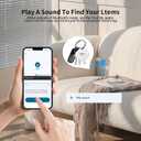 Air Tracker Tag for Android 4 Pack Luggage Tracker Tags Works with Google Find Hub App, Bluetooth Tracker Key Finder and Item Locator for Luggage, Backpack, Suitcases, Replaceable Battery