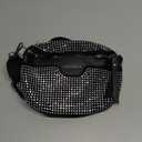 RARITYUS Women Sparkly Rhinestone Crossbody Waist Bag Glitter Fanny Pack with Small Purse Belt Bum Bag for Rave Party Club