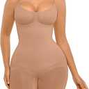 FeelinGirl Shapewear Bodysuit Tummy Control Seamless Sculpting Hip Enhancer Body Shaper for Women 3 Xl