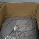 HABUTWAY Bean Bag Chair 3Ft Luxurious Velvet Ultra Soft Fur with High Rebound Memory Foam Bean Bag Chairs for Adults Plush Lazy Sofa with Fluffy Removable Sponge 3' (Grey)