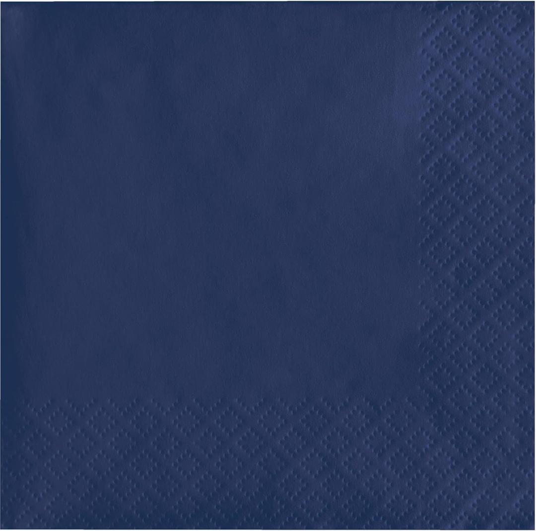 Creative Converting Touch of Color 2-Ply 50 Count Paper Beverage Napkins, Navy (One size)