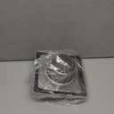 QWENETO Upgraded 4" Stainless Steel 304 Dryer Vent Cover Outdoor - Rubber Cushioned Non-Return Flap (Noise Reduction) Air Vent with Built-in Fly Screen & 6 Screws for Bathroom Exhaust Vent Office Home (Silver)