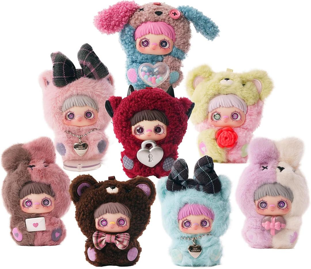 MayMei Plush Blind Box Plush Figure Toys 1PC (1 of 10 Possible Styles) May I Love You Series Birthday Gifts 5 in