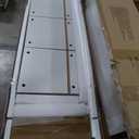 Gizoon Toy Storage Cabinet and Kids Bookcase with 3 Movable Drawers and 6 Open Shelves Featuring Fall Prevention Barrier for Playroom Nursery Kids Room Organization, White