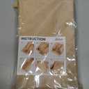 50 Pack Paper Bread Bags for Homemade Bread, 7x311 Inches Resealable Tin Tie Tab Bakery Bags with Window for Round Sourdough, Cookies, Loaves, Bagels | Grease Resistant