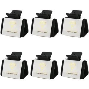 Loanzeg 8pcs Bridesmaid Proposal Gifts 4.1 Inch Square Set of 8 Bachelorette Hair Claw Clips ideas Bridal Shower Gift for Wedding Party Favors (6pcs Small Black), Pack of 4
