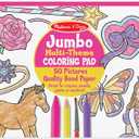 Melissa & Doug Jumbo 50-Page Kids' Coloring Pad Activity Book - Princess and Fairy
