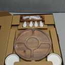 SMIRLY Charcuterie Boards Set - Large Acacia Cheese Board set - House Warming Gifts New Home, Wedding Gift for Couple, Bridal Shower Gift, Birthday Gifts for Women