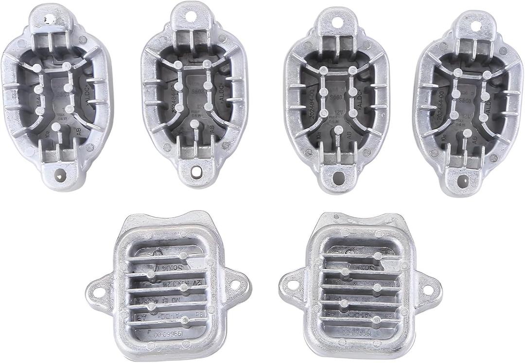 Zcargel 6Pcs Yellow DRL Angel Eyes Headlight LED Modules for BMW 3-Series F30 F31 F35 F80 2015 2016 2017 2018 2019 LED Headlight Module 63117419610 63117419615 DRL Boards Stabilizer