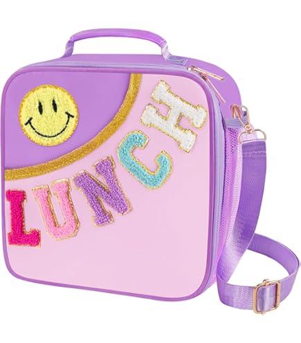 Insulated Lunch Bag for Women Girl Teen large Insulated Kid Lunch Bag,Large Reusable Cute Cooler Bag for School Work Picnic