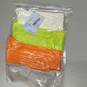 Women's Neon Scrunch Crew Socks 80s 90s Retro 3-Pack Cotton Stacked Boot Calf Cozy Ribbed Slouchy Socks Size 5-10 (1-white/Neon Green/Neon Orange)