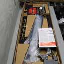 Overhead Garage Storage Rack for 8-10 FT Ceiling, Heavy-duty 4x4 FT Ceiling Storage Racks with Safety Lock, Ideal for Garage Storage Mounted Lift System and Storage Organizer, 250lbs Capacity