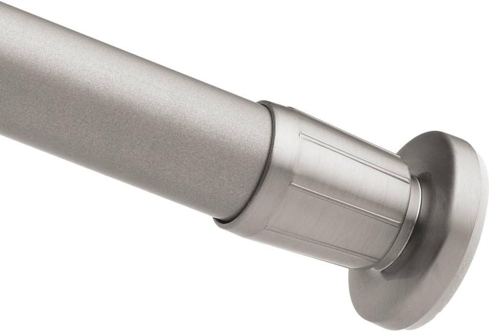 Moen 52-5-BN Donner Commercial 5-Foot Shower Rod Set made of Stainless Steel, Brushed Nickel