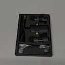 PQRQP 3 in 1 Professional Wireless Lavalier Microphone for iPhone, Android, Camera, Wireless Microphones, Mini Microphone, Crystal Clear Sound Quality for Recording, Live Streaming, Microphone Clips (Elegant Black)