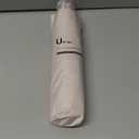 BAODINI Small UV Protection Travel Umbrella Compact for Rain and Sun UPF 50+ Windproof Portable 42 inch Umbrella for Women and Men (1-Beige)