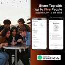 Air Tracker Tag-1 Pack Works with Apple Find My (iOS Only), Bluetooth Tracker Tag Keys Finder Tracking Tags Item Locator with Sounds Smart Tag Keys Item Finders Smart Tag for Keys