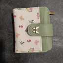 Bakurok Wallet Women Small RFID Blocking Bifold Compact Credit Card Holder Floral Cute Ladies Purse with Zipper Coin Pocket