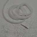 Flexible1/4 Shower Door Side Seal Strip 100 Inch Shower Glass Door Side Sweep for Frameless Glass Door,Silicone