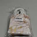 AWELL Mini Size Marble White Paper Bag with Handle - Party Favours Bag 6x4.5x2.5 inch for Wedding, Birthday, Baby Shower - Pack of 24