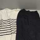 ETCYY NEW Womens 2 Piece Outfits Sweater Lounge Set Casual V Neck Knit Pajama Set Long Sleeve Top Wide Leg Pants Loungewear, S