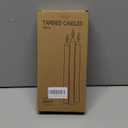 12 Pack Ivory Taper Candles 10 inch  Taper Candles Dripless, Smokeless, Unscented  8 Hours Long Burning  Hand Poured Tall Candlesticks  Perfect for Home Decor, Weddings, and Special Occasions