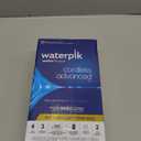 Waterpik Cordless Advanced 2.0 Water Flosser For Teeth, Gums, Braces, Dental Care With Travel Bag and 4 Tips, ADA Accepted, Rechargeable, Portable, and Waterproof, Blue WP-583