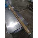 Muzata 6'6" Black Cable Railing Handrail Rectangular Stainless Steel Handrail for Cable Railing System Top Rail Deck Stair Indoor Outdoor Length Adjustable with Paper User Guide HT10 BP4