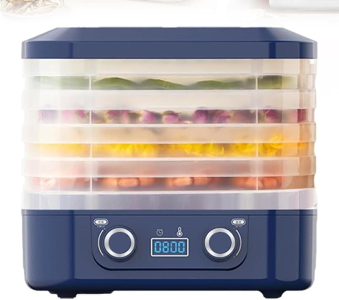 Food Freeze Machine with 5 Trays for Home, Food Dehydrator Machine, 48H Timer and Temperature Control Dehydrators for Food and Jerky, Herbs, Meat, Fruit, Dog Treats.