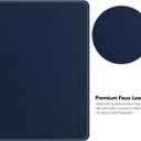 Slim Case for All-New Kindle Paperwhite 12th Generation and Kindle Colorsoft Signature Edition (7",2024) - Lightweight PU Leather Folio Cover with Auto Sleep/Wake (Dark Blue)