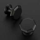 Ravinte 10 Pack Matte Black Kitchen Cabinet knobs Single Hole Drawer Pulls for Bathroom, Dresser Drawer and Cupboard Hardware
