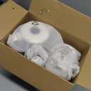 SUSTEAS Cold Press Juicer, 5.3" Feed Chute Slow Masticating Machines with 300W, Fit Whole Fruits & Vegetables, High Juice Yield, Easy to Clean, White