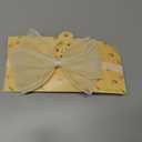 Cute Lace Bow Baby Girls Headbands White Knot Headband Soft Chiffon Hair Band for Newborn Infant Toddler Kids Hair Accessories (Beige A)