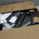 Natwind 2 Tier Laser Printer Stand,24''x20'' Under Desk Printer Cart, Black