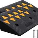 VEVOR Rubber Curb Ramp 5" Rise Height 2 Pack, Heavy-Duty 33069 lbs/15 T Capacity Threshold Ramps, Rubber Driveway Ramps for Cars, Carts, Dollies, Motorcycle, Bikes, Wheelchairs
