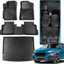 for Hyundai Kona 2025 2024 Floor Mats All Weather SEL/SE/N Line/Limited (Not for EV), Rubber All Season Protection Waterproof Anti-Slip, Rear Trunk/Cargo Liner, Car Automotive Accessories for Kona