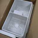 Miuara Farmhouse Sink Double Bowl 33 Inch - White Apron Front Kitchen Sink Reversible 33"x18"x10", Undermount Installation, Farm House﻿ Style Dual Basin 50/50, Heavy Duty Solid Fireclay, for Kitchen