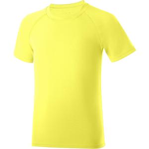 Boys' Rash Guard Swim Shirt, Toddler to Youth Kids UPF 50+ Sun Protection Short Sleeve Water Shirts for Beach Surf (XX-Large, Yellow)