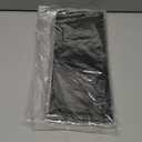 2PCS 11.8 L x 5 W Silicone Soap Dispenser Tray, Bathroom Sink Vanity Trays for Dresser Tops, Toilet, Small Black Tray for Scrubber, Lotion Bottles, Perfume, Jewelry, Candle, Key Trinket Ring-Black