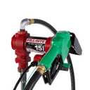 Fill-Rite FR1210HA1 12V 15 GPM Fuel Transfer Pump with Discharge Hose & Automatic Nozzle, Green - Gasoline, Diesel, Kerosene, Ethanol & Methanol Blends & Biodiesel