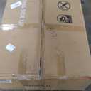 Wisteria Lane Patio Furniture Aluminum Loveseat, All-Weather Outdoor 2 Seats Sofa Couch, Gray Metal Chair with Dark Grey Cushions