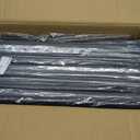 VEVOR 125 Pack Deck Balusters, 32 in Aluminum Railing Spindles, 3/4 in Diameter Hollow Round Metal Decking Stair Balusters with Connectors, Screws, for Deck, Porch & Staircase Railing Fence, Black
