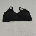 Calvin Klein Women's Invisibles Comfort Seamless Wirefree Lightly Lined Triangle Bralette Bra (Large, Black)