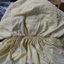 Water Repellent Stretch Sofa Slipcover Tropical Leaves Ruffled Couch Sofa Cover with Elastic Bottom for Kids,Pet(Yellow,Large(75"-91"))