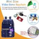 12Pcs Video Game Party Favors for Kids,Mini Game Console Keychain for Kids Boys Birthday Supplies Gaming Party Favors Classroom Prizes