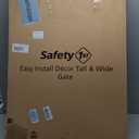 Safety 1st Easy Install Baby Gates for Doorways, Tall & Wide, Dcor Easy Install, Pressure Mount Fastening, No Drilling