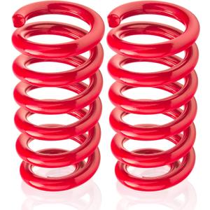 3" Heavy Duty Front Lowering Coil Springs Kit for 1963-1987 Chevy C10 / GMC C15 2WD (Red)
