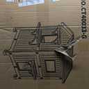 Plastic Insulated Outdoor Cat House with Escape Door