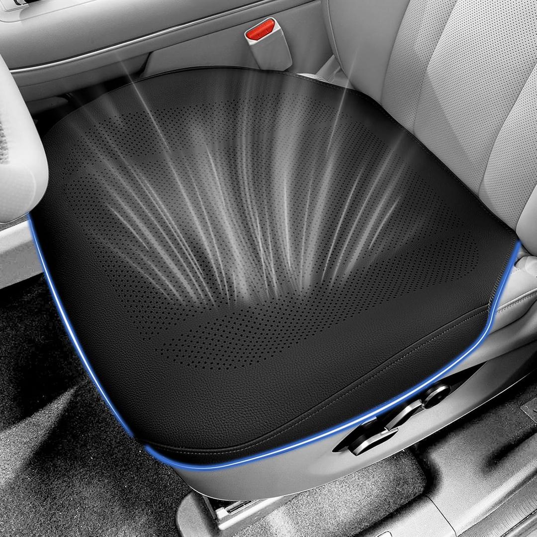Nappa Leather Car Seat Covers for 2025 2026 Ford Explorer Escape SUV Accessories Anti-Slip Full Wrap Front Bottom Car Seat Protector, Breathable for All-Season (Not for Pickups Trucks)